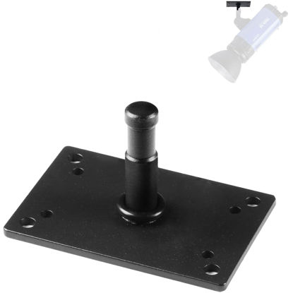 Picture of Studio Baby Pin Plate Wall Ceiling Mount,2 inch Mini Lighting Wall Holder with 5/8" Stud for Photo Studio Light Stand Flash Accessories