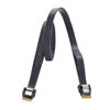 Picture of Cablecc PCI-E Slimline SAS 4.0 SFF-8654 4i 38pin Host to SFF-8654 Slim SAS Target Cable 40cm