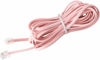 Picture of iSoHo Phones: Telephone Cords for Landline Phones - 25FT Phone Cords for Landline Phones to Wall Jack - Superb Sound Quality, Sturdy Materials - Color Ladies Pink - Fits All RJ11 Phone Plug-ins