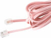 Picture of iSoHo Phones: Telephone Cords for Landline Phones - 25FT Phone Cords for Landline Phones to Wall Jack - Superb Sound Quality, Sturdy Materials - Color Ladies Pink - Fits All RJ11 Phone Plug-ins