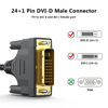 Picture of DVI to HDMI Cable 6ft, HDMI to DVI-D/DVI-I Braided Cord Bidrectional Male to Male Conector for Monitor Projector PC Raspberry Pi Xbox One PS5 PS4 Graphics Card HDMI Switch