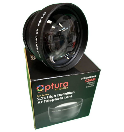 Picture of OPTURA HD 52MM HD Sport Action 2X Tele Zoom Lens for Nikon D3200,D3000 D5300 D5000 D5200 D3300 D90 D80 D40 D40X D70, (IMPORTANT NOTE: Work Only with Lenses 52MM Filter Thread Size)