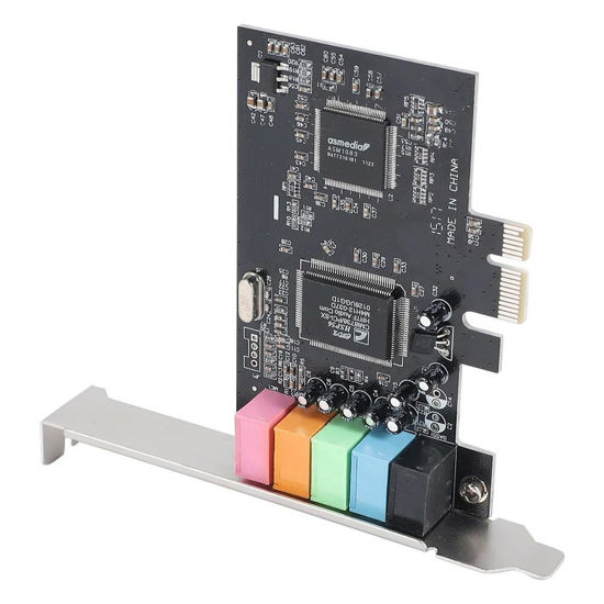 Picture of CHUANGWEI PCIe Sound Card 5.1, PCI Express Surround Card 3D Stereo Audio with High Sound Performance PC Sound Card CMI8738 Chip