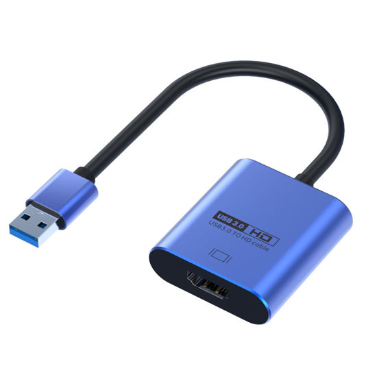 Picture of suckoo Replacement USB3.0 to HDMI Cable Adapter Male to Female External Graphics Card Compatible Computer Host Laptop External HDMI Monitor TV Projector Converter 1920@1080P