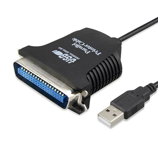 Picture of RUITEXUN USB to Parallel Port Printer Cable, USB Male to 36-Pin IEEE1284 CN36 Centronics Cable Adapter for PC, Computer, Laptop to Printer