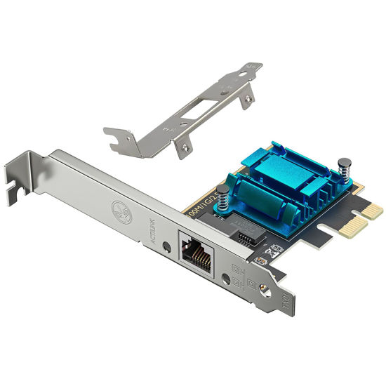 Picture of 2.5GBase-T PCIE Network Card 2500/1000/100Mbps PCI Express Gigabit Ethernet Adapter, Network Adapter for PC, Supported Windows 11/10/8/7 and Mac 10.7 (Above)