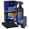 Picture of Screen Cleaner Spray and Wipe (16 oz + Mini Cleaner + 1 Cloth) Best Large Kit for OLED LCD LED TVs, Smartphones, iPads, Laptops, Touchscreens, Computer Monitors, Other Electronic Devices