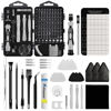 Picture of 135 in 1 Precision Screwdriver Set, Computer Screwdriver Kit, Laptop Repair Tool Kit, Electronics Repair Tool Kit for PC MacBook Cell Phone iPhone Nintendo Switch PS4 Xbox Controller(Grey)