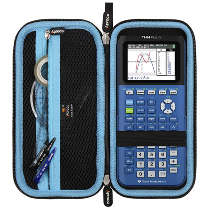 Picture of Aproca Hard Storage Travel Carrying Case, for Texas Instruments TI-84 Plus CE/TI-84 Plus/TI-83 Plus/TI-89 Titanium/TI-85 / TI-86 Color Graphing Calculator