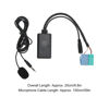 Picture of Car Bluetooth Audio Adapter Cable,Wireless Audio AUX Input Adapter Wire Bluetooth 5.0 with Microphone for Becker