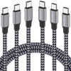 Picture of YUNSONG USB C Charger Cable, New Nylon Braided USB C to USB C Cable 3PACK 6FT Type C PD 60W Fast Charging for iPhone 15/15 Pro/15 Plus/15 Pro Max/iPad Pro Air Mini/Samsung S23/Note 20/10/Pixel