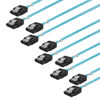 Picture of ADCAUDX 5Pack SATA III Cable:8 inch Short-SATA Cable Thin-SATA Cables 0.2M Straight SATA to SATA 6Gb Cable Flexible-SATA Data Cable for Hard Drive,SDD, HDD (0.6FT)