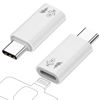 Picture of AreMe 2 Pack USB C to Lightning Microphone Adapter, Type C Male to Lightning Female Converter for Wireless Lavalier Microphone, iPhone 15 Series, iPad Air/Pro, Not for Headphone and Data