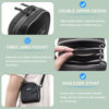 Picture of Lightdow Camera Filter Bag, Detachable 8-Slot Lens Filter Carry Case Photography Filter Holder Belt Loop Pouch Water-Resistant and Dustproof Design for 37mm-95mm Filters