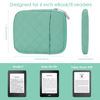 Picture of Padded Sleeve Pouch for 6 Inch eBook/E-Reader/Kindle (Green-6)