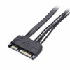 Picture of Cable Matters 2-Pack 22-Pin Power and Data SATA Extension Cable - 20 Inches