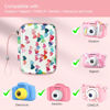 Picture of Fintie Kids Camera Case Compatible with Seckton/Goopow/Dylanto/GKTZ/Mgaolo/ASIUR/SUZIYO/CIMELR/Kids Camera Toys & Video Camera, Hard Carrying Bag with Inner Pocket, Raining Hearts