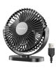 Picture of Gaiatop USB Desk Fan, 3 Speeds Powerful Portable Fan, 5.5 Inch Quiet Cooling Mini Fan, 90° Rotate Small Table Fan with 5ft Cable Personal Fan for Desktop Home Office Travel Black