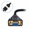 Picture of Cable Matters VGA Extension Cable (VGA Cable Male to Female) - 6 Feet, Not Regular VGA Cable