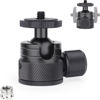 Picture of Mini Ball Head-INNOREL C19 Mount Tripod Head-CNC Metal Low Profile Ballhead 360° Pan 90° Tilt Tripods Mount with 3/8" to 1/4" Adapter Ballheads, Max Load 6.61 lb/3kg for Phone/DLSR Camera/Mini Holder