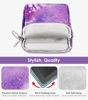 Picture of MoKo Padded Ereader Sleeve Case for 6-7 inch Ereader Tablet Bag Protective Cover Pouch with a Carabiner, Purple Starry Sky