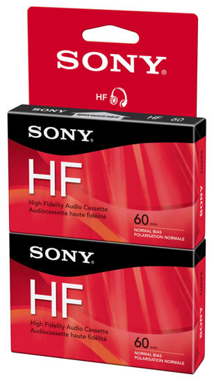 Picture of Sony C60HFR/2 60 Minute HF Audio Tape (Hang Tab)