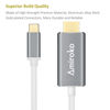 Picture of Amiroko USB C to HDMI Cable 6FT, USB 3.1 Type C (Thunderbolt 3 Compatible) to HDMI Adapter 4K Cable for Macbook, Macbook Pro, Dell XPS 13/15, Galaxy S8/Note 8 etc to HDTV, Monitor, Projector - Gray