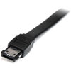 Picture of StarTech.com Shielded External eSATA Cable - eSATA cable - Serial ATA 150 - eSATA (M) to eSATA (M) (3 ft) - black (ESATA3)