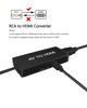 Picture of VIXLW RCA to HDMI Converter, AV to HDMI Converter, 1080P Mini Composite to HDMI Adapter, Support PAL/NTSC for PC, Laptop, TV, WII, PS1, PS2, PS3, STB, VHS, VCR, Blue-Ray DVD Players