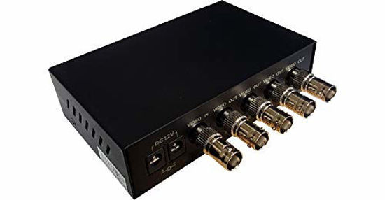 Picture of 1 in 4 Out Composite BNC Video Splitter - Rack Mount Ready