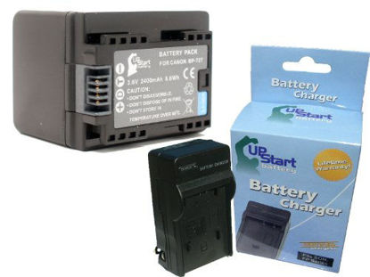 Picture of Replacement for Canon BP-709 Battery and Charger - Compatible with Canon BP-727 Digital Camera Batteries and Chargers (2400mAh 3.6V Lithium-Ion)