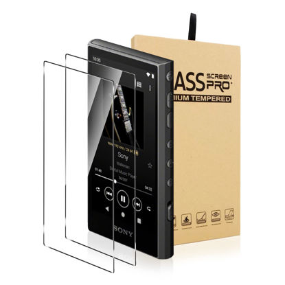 Picture of AudioPartner 9H Scratch-Proof Premium Front LCD Screen Protector Guard Tempered Glass Protective Film for Sony Walkman NW-A300 Series NW-A306 NW-A307 (2pcs)