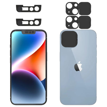 Picture of EYSOFT Privacy Cover Compatible for 14 /iPhone 14 Plus with iPhone 14 /iPhone 14 Plus Front Camera Cover,Protect Privacy and Security But Not Affect Facial Recognition（2Pack）