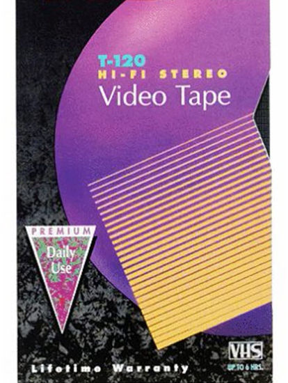 Picture of RCA T-120 Hi-Fi Stereo Premium VHS Video Cassette Tape - 6 hours Durable and Consistent Performance