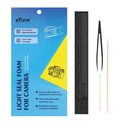 Picture of eTone Pre-Cut Light Seal Foam Sponge Kits Repair for Nikon F2/F2A/F2AS Film Camera.