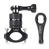 Picture of HSU Aluminum Bike Bicycle Handlebar Mount for GoPro Hero 12/11/10/9/8/7/6/5/4 Session AKASO Campark and Other Action Cameras, 360 Degrees Rotary Mountain Bike Rack Mount (Black)