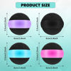 Picture of 4 Pack Touch Screen Cleaner Balls Phone Cleaning Ball Microfiber Touch Screen Glass Cleaner Cleaning Ball for Computer Laptop Cell Phone Monitor, Black, Blue, Rose Red, Purple