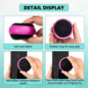 Picture of 4 Pack Touch Screen Cleaner Balls Phone Cleaning Ball Microfiber Touch Screen Glass Cleaner Cleaning Ball for Computer Laptop Cell Phone Monitor, Black, Blue, Rose Red, Purple