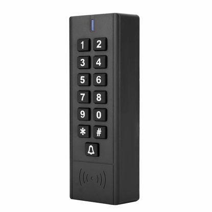 Picture of . Life RFID Keypad, Keyless Entry Security Door Access Control Keypad, Support 1000 Users Wiegand 26 Card Reader Password, IP67 Waterproof, for Garage Outdoor Use