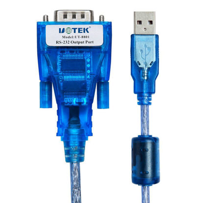 Picture of UTEK UT-8801 1.5M Length USB to RS-232 Converter ver2.0(1-port USB to RS-232 Serial Converter with ESD protection)