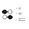 Picture of 32mm Binocular/Monocular Objective Lens Caps Internal Diameter 46.5-48mm Rubber Cover Set Black, 46-48LC