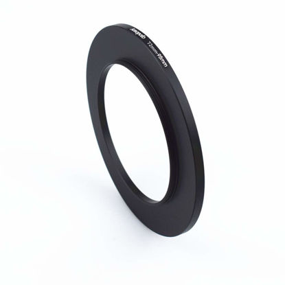 Picture of 72mm to 95mm Metal Step Up Ring Adapter for Canon,for Nikon,for Sony,for Fuji,M4/3 Camera Lenses to UV,ND,CPL Camera Filters,Made from CNC Machined with Matte Black Electroplated Finish