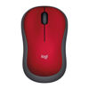 Picture of Logitech M185 Wireless Mouse, 2.4GHz with USB Mini Receiver, 12-Month Battery Life, 1000 DPI Optical Tracking, Ambidextrous, Compatible with PC, Mac, Laptop - Red