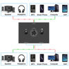 Picture of Dingsun Audio Switcher 2 Port 3.5mm AUX Audio Selector Box, Audio Splitter Support Speakers, Headphone, MP3/MP4, Android Phone, Game Console, PC, etc. (1 Input 2 Output/ 2 Input 1 Output)