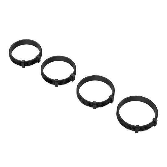 Picture of SmallRig Seamless Follow Focus Ring Set of 4, with AB Stop and Non-Slip Rubber, Standard M0.8 Focus Gear Ring, Compatible with SmallRig Follow Focus 3010B, 3850, 3781, 3918-4186