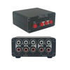 Picture of 3 in 2 Out RCA Stereo Audio Switch Input Signal Source Switcher Selector Splitter Box -RC32