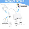 Picture of Apple MFi Certified Apple Lightning to HDMI Adapter, Apple Lightning to Digital AV Adapter, 1080P Sync Screen with Lightning Charging Port for iPhone/iPad/TV/Projector/Monitor