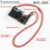 Picture of MINI GAGA Mirrorless Camera Neck Strap for Leica Nikon Fuji Pentax Canon Panasonic Sony Climbing Rope Shoulder Strap Black