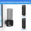 Picture of Sturdy Speaker Wall Mount for Sonos Roam 2, Sonos Roam, Roam SL Mount - Space Saving Speaker Mount for Sonos Roam, Roam SL Wall Mount Bracket Easy to Install Mounting Bracket, Black