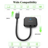 Picture of WAVLINK SATA to USB Type-A Hard Drive Cable, 5Gbps USB3.0 to Sata Cable Support UASP, External Hard Drive SATA I/II/III Connector 2.5" SSD/HDD and 3.5" HDD up to 18TB, Power Adapter Included